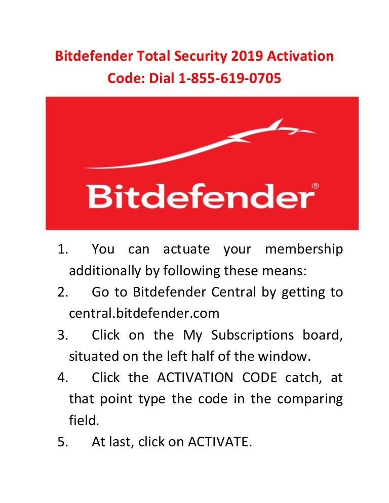 bitdefender total security 2019 code
