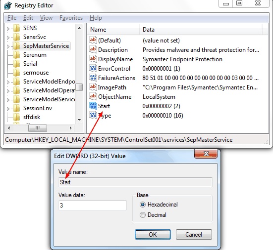 symantec endpoint protection removal tool